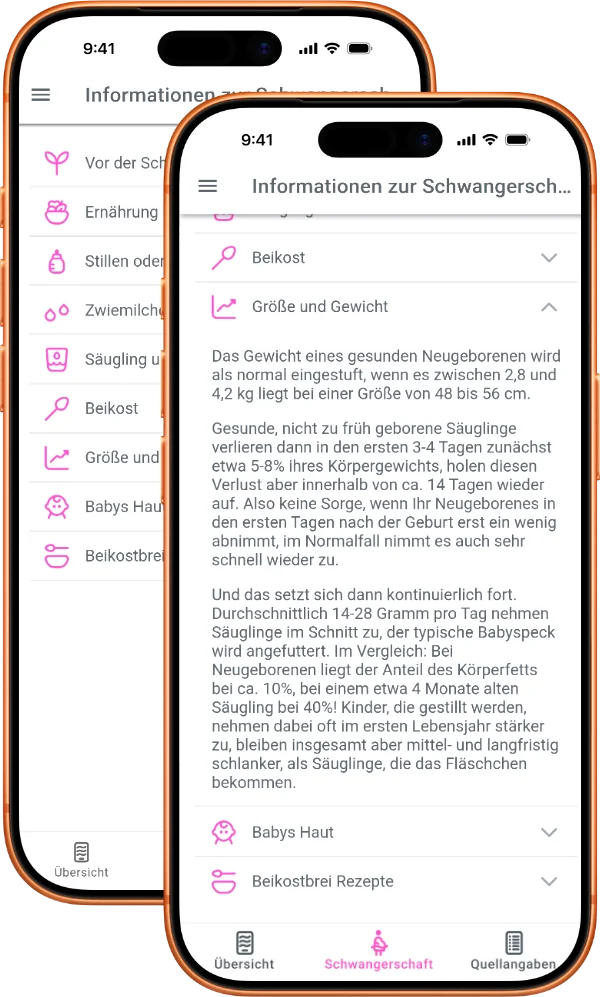 Wassertipps Baby&Familie App Screen 2