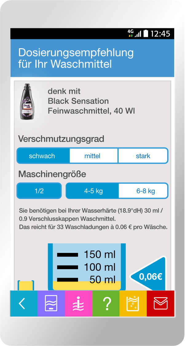 Wassertipps Waschmitteldosierung
