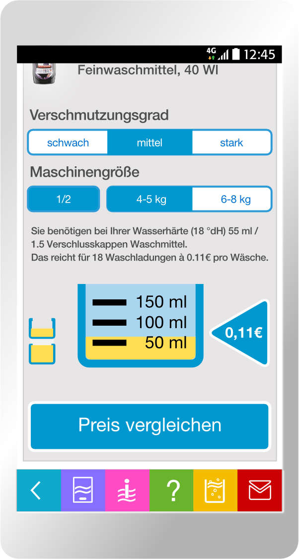 Wassertipps Waschmitteldosierung